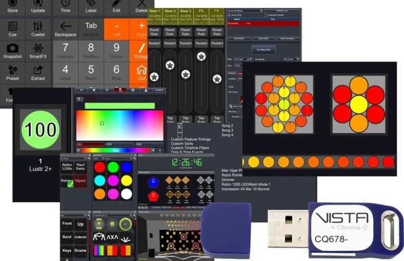 Chroma-Q Vista App Software Lighting Controller + 512-Ch Dongle