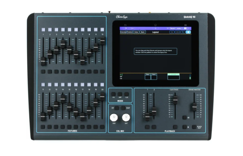 ChamSys QuickQ 10 1-Universe Compact Lighting Console