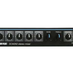Shure SCM262 Microphone and Stereo Line Mixer