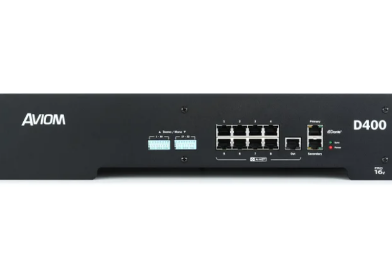 Aviom D400-Dante A-Net Distributor