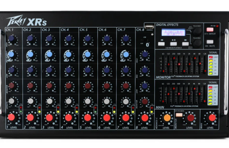 Peavey XR-S 8-channel 1500W Powered Mixer with FX