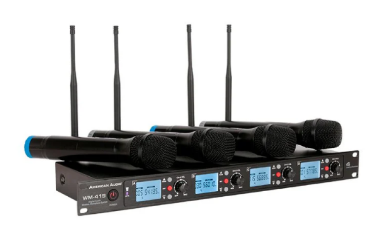 American Audio WM-419 4-channel Wireless UHF Microphone System