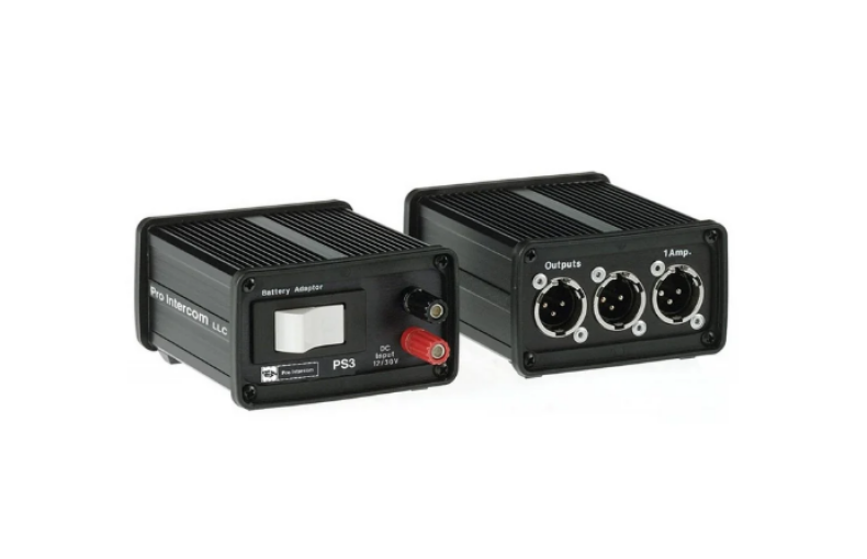 Pro Intercom PS3 24VDC XLR Battery Operated Power Supply