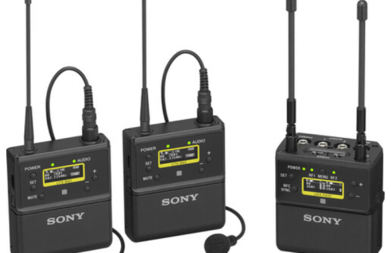 Sony UWP-D27CE42 2-Person Camera-Mount Wireless Omni Lavalier Microphone System