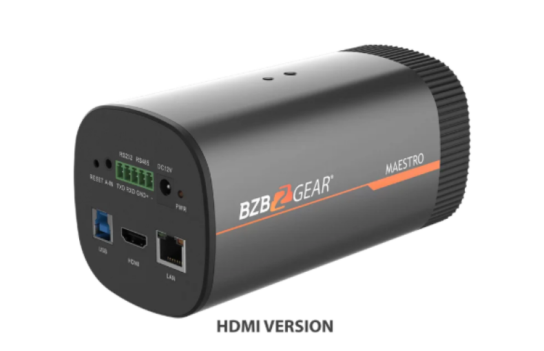 BZBGEAR BG-Maestro: 8MP HDMI/USB3.0/IP Wide Angle Educational Auto Tracking Camera with POE