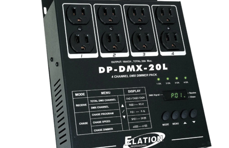 ADJ DP-DMX20L 4-Channel DMX Dimmer Pack