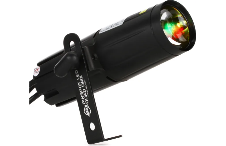 ADJ Pinspot LED Quad DMX 8W RGBW LED Pinspot