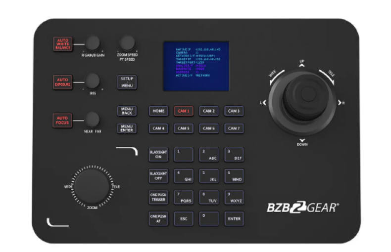 BZBGEAR Commander: Universal Advanced Serial and IP PTZ Joystick Controller