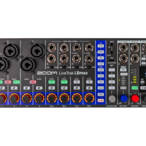 Zoom LiveTrak L6max 12-channel Digital Mixer