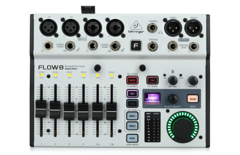 Behringer FLOW 8 8-input Digital Mixer with Bluetooth