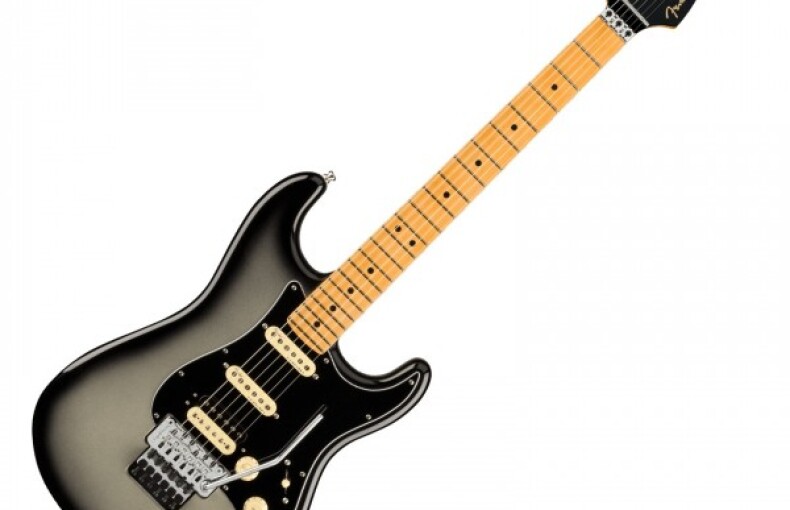 Fender American Ultra Luxe Stratocaster HSS FR MN, Silverburst