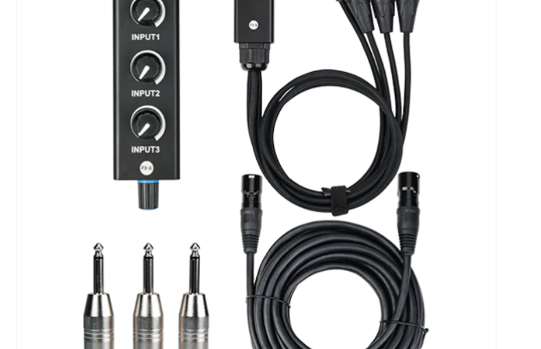 Xvive PX System Portable 3-Channel Personal Mixer