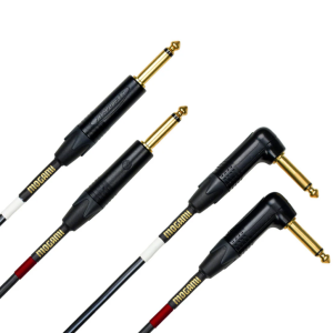 Mogami GOLD KEY S-06R Dual Right Angle TRS to Dual Straight TRS Stereo Keyboard Cable