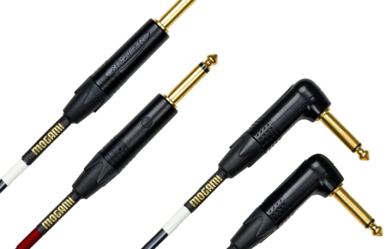Mogami GOLD KEY S-06R Dual Right Angle TRS to Dual Straight TRS Stereo Keyboard Cable