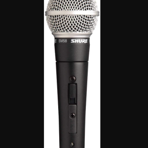 Shure SM58S Cardioid Dynamic Vocal Microphone with On-Off Switch