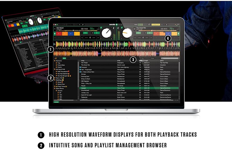 Numark Mixtrack Platinum FX + HF-125 Headphones!