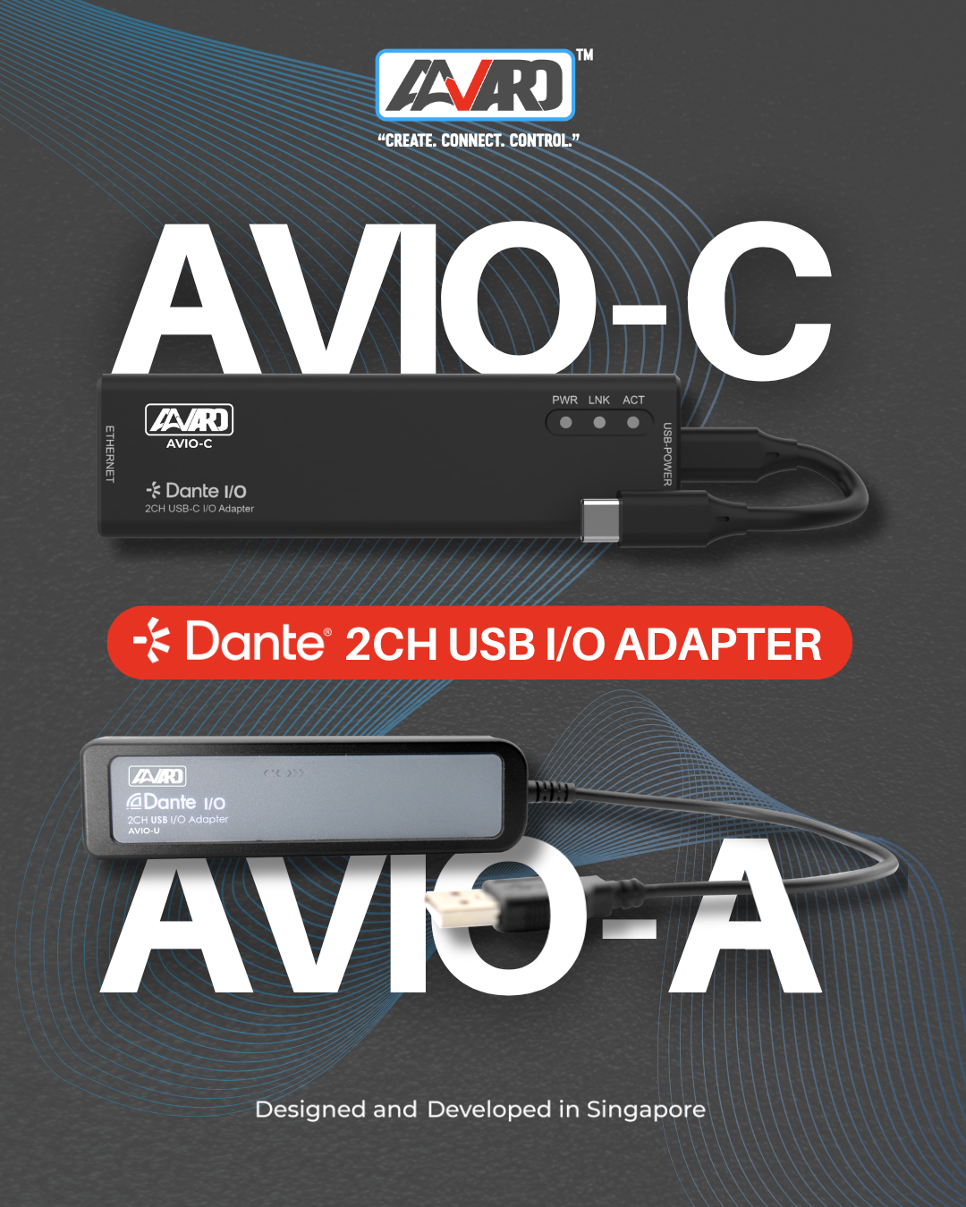 AAVARO™ AVIO Dante® USB audio interface