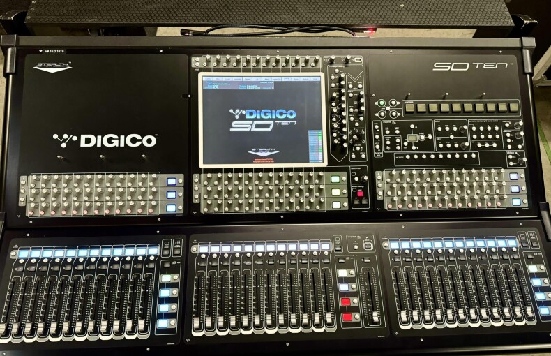 Digico SD10 with Stage Rack