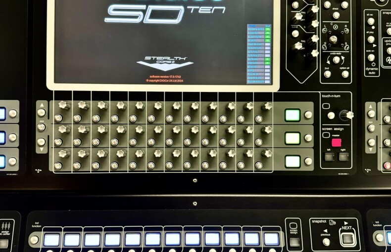 Digico SD10 with Stage Rack