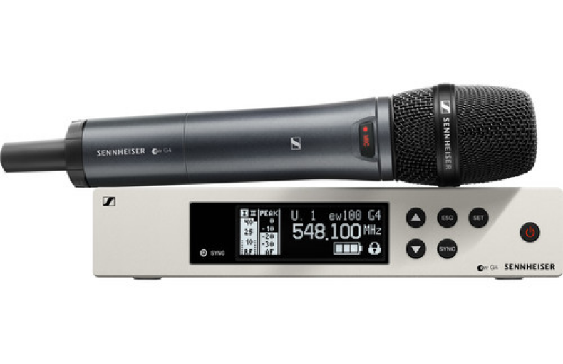 Sennheiser EW 100 G4-835-S Wireless Handheld Microphone System with MMD 835 Capsule