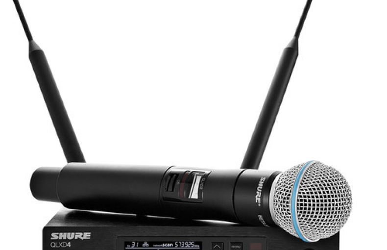 Shure QLXD24/B58 Digital Wireless Handheld Microphone System with Beta 58A Capsule